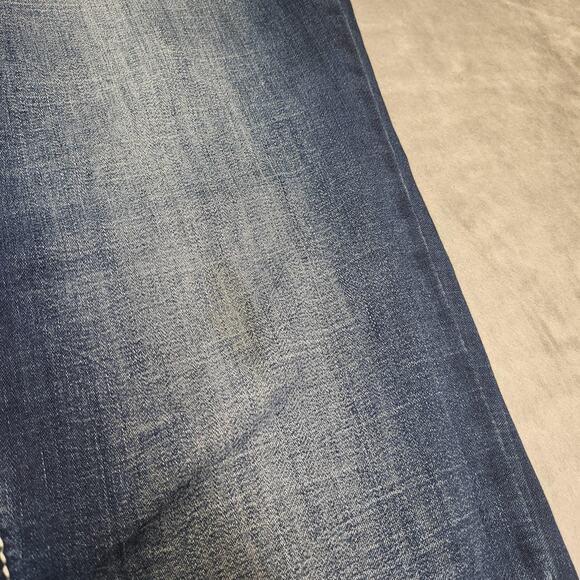 Ariya Jeans Jeans Womens 12 Blue Stretch Straight Leg Medium Wash Denim - Picture 6 of 12